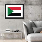Sudan National Flag Wall Art