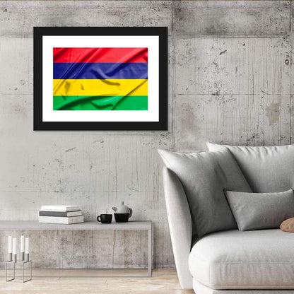 Flag Of Mauritius Wall Art