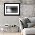 Submarine Silhouette at Dusk Wall Art