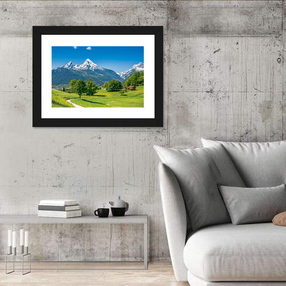 Watzmann Mountain Pastures, Berchtesgaden Wall Art