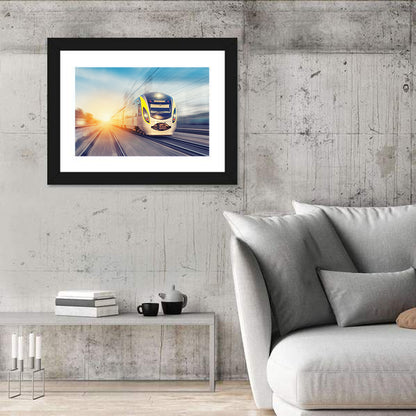 Modern High-speed Train Wall Art
