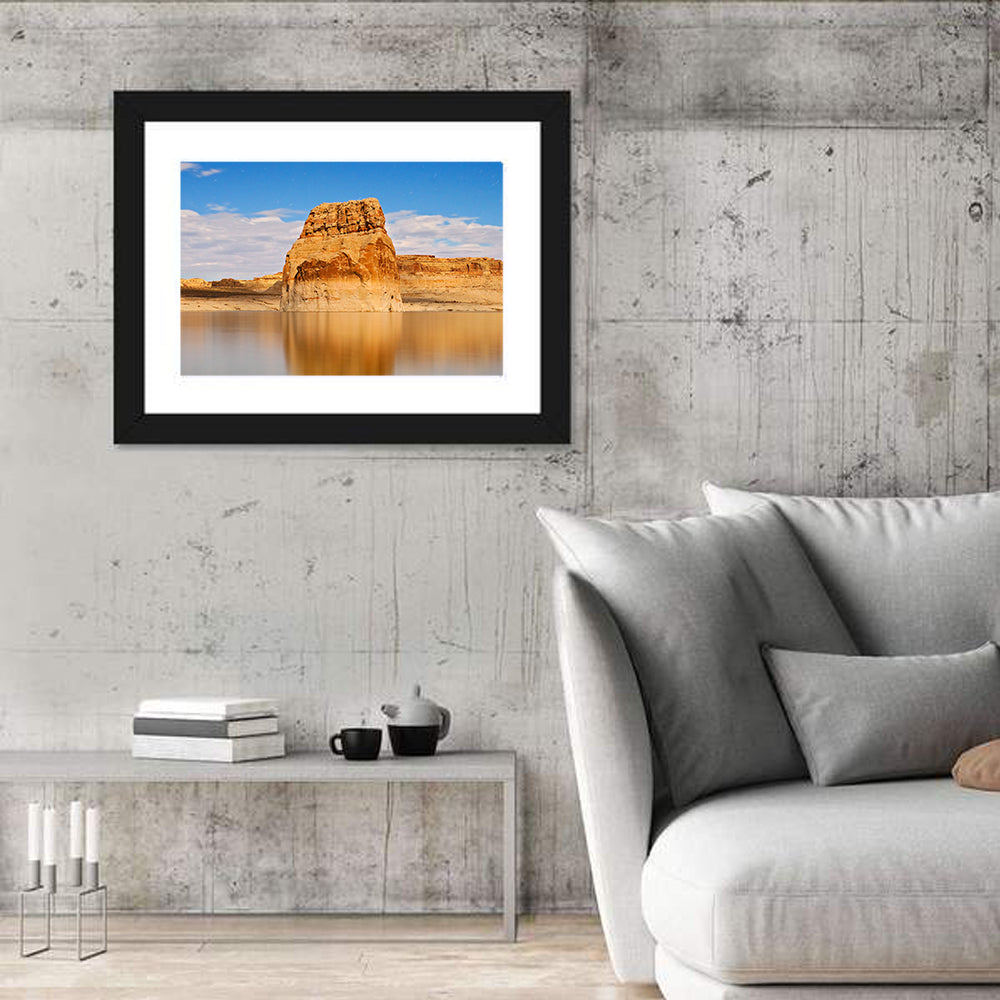 Lone Rock at Lake Powell Wall Art