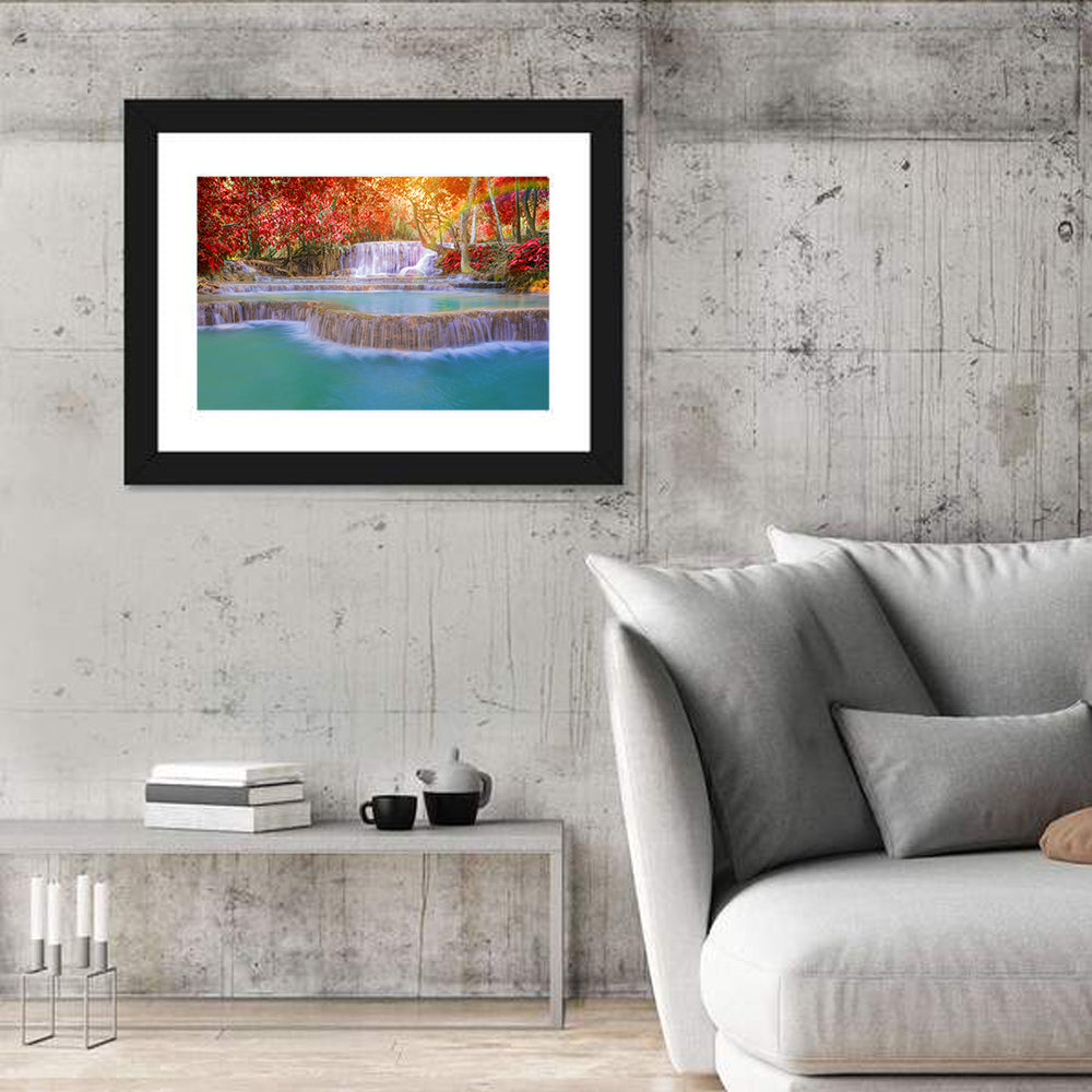 Tat Kuang Si Tiered Waterfalls Wall Art