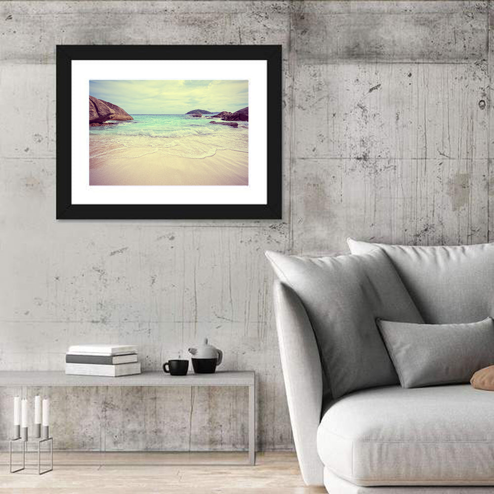 Koh Miang Island Wall Art in a room, landscape