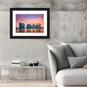 Singapore Skyline At Marina Bay Wall Art