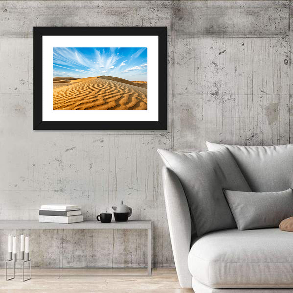 Minimalist Thar Dunes Wall Art
