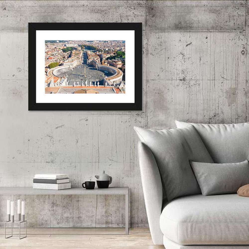 St. Peter's Square, Vatican City Wall Art in a room, landscape