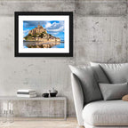 Mont Saint-michel Reflection Wall Art