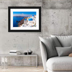 Blue Dome Churches of Oia, Santorini Wall Art