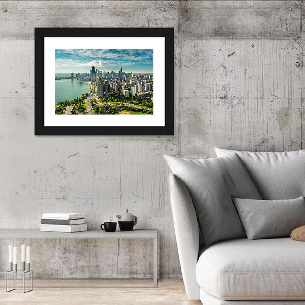 Chicago Lakefront Skyline Wall Art