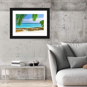 Tropical Island In Maldives Wall Art