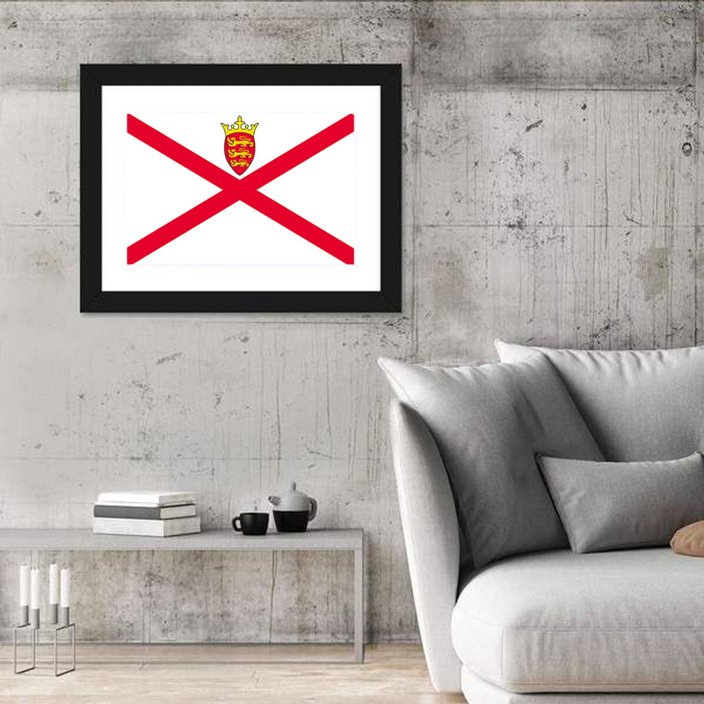 Flag of Jersey Wall Art