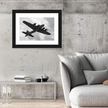 B-17 Heavy Bomber in Flight Wall Art