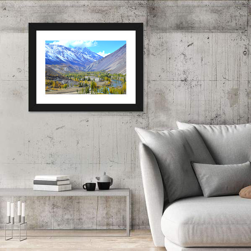 Northern Pakistan Autumn Valley Wall Art