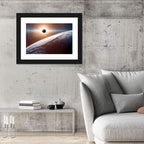 Eclipsed Earth from Space Wall Art