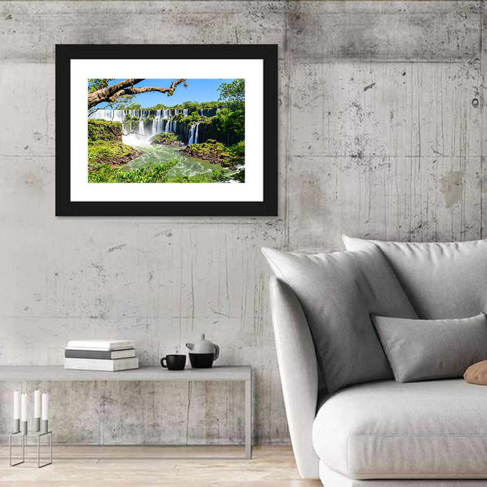 Iguazu Falls View From Argentina Wall Art