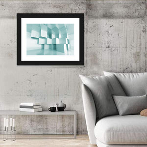 Cube Design Room Interior Architecture Wall Art