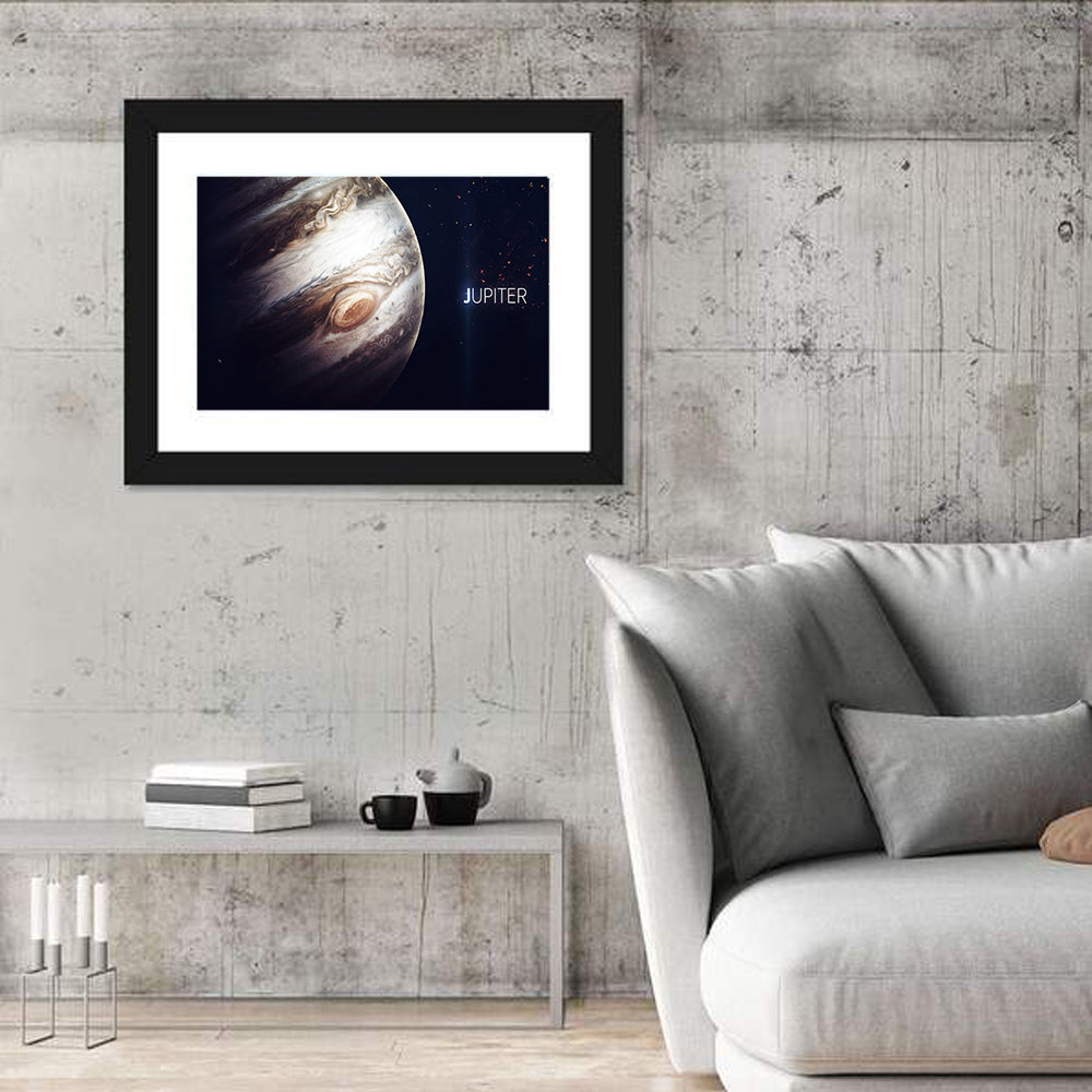 Jupiter In Space Wall Art