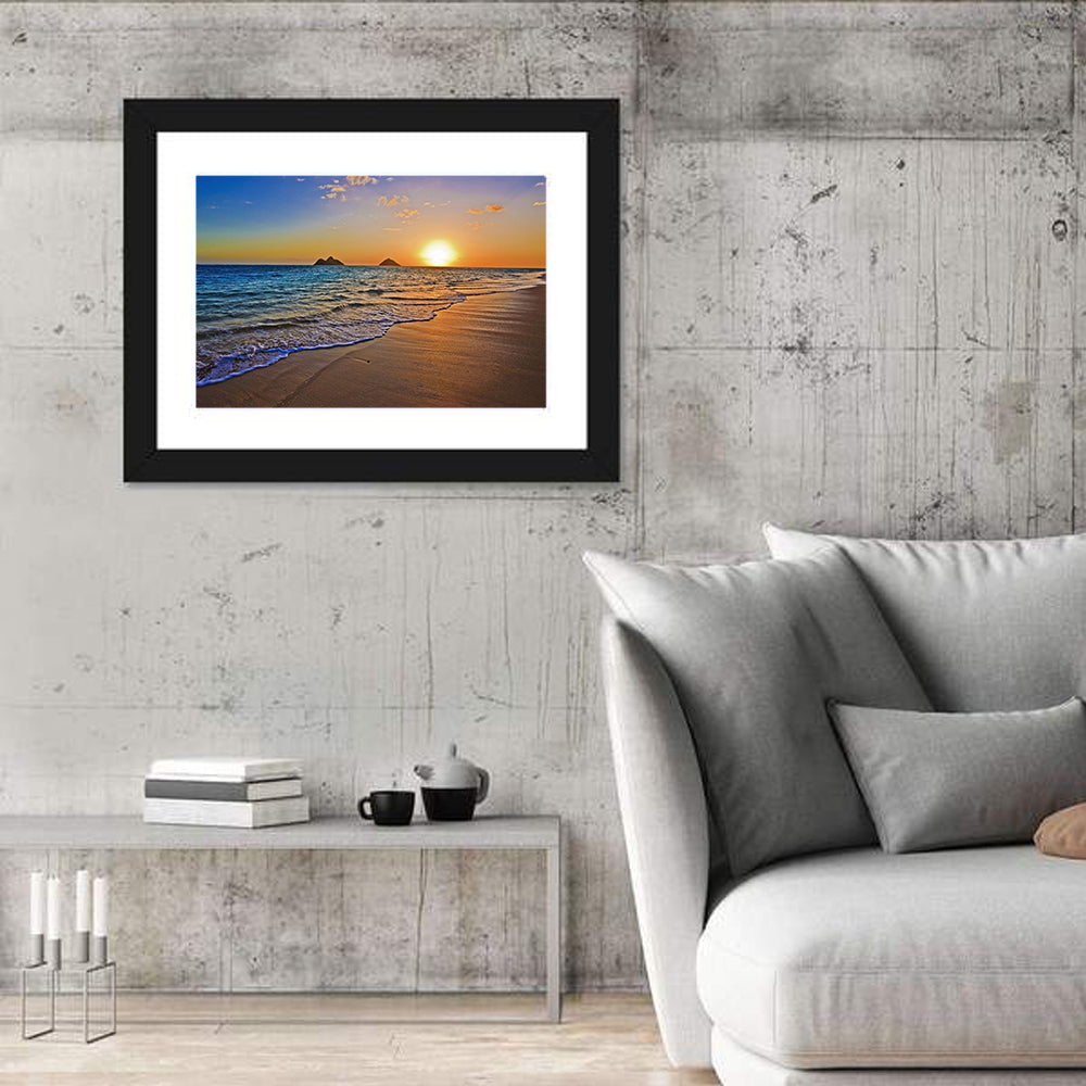 Lanikai Sunrise Over Mokulua Islands Wall Art