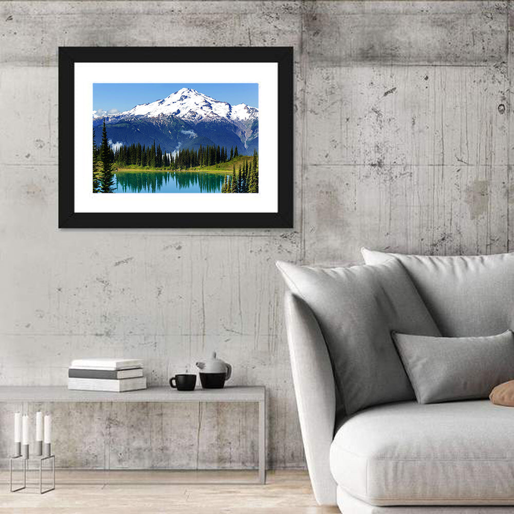 Mount Rainier Lake Reflection Wall Art