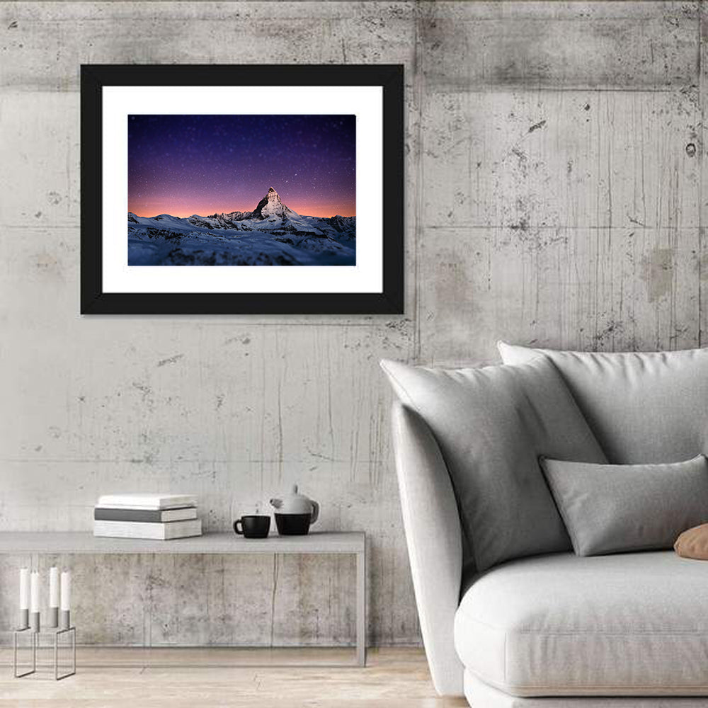 Matterhorn Nightscape Wall Art