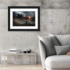 Camelot Castle with Excalibur Wall Art
