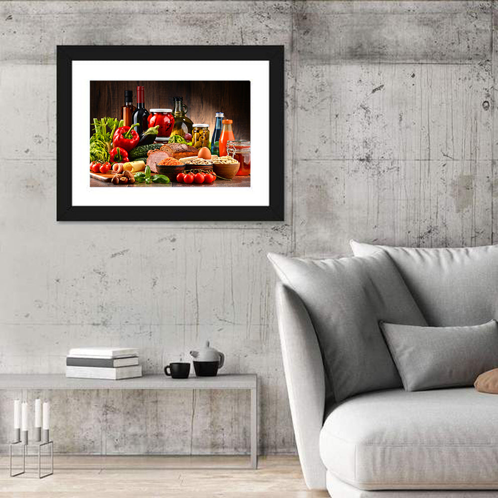 Rustic Organic Market Still Life Wall Art