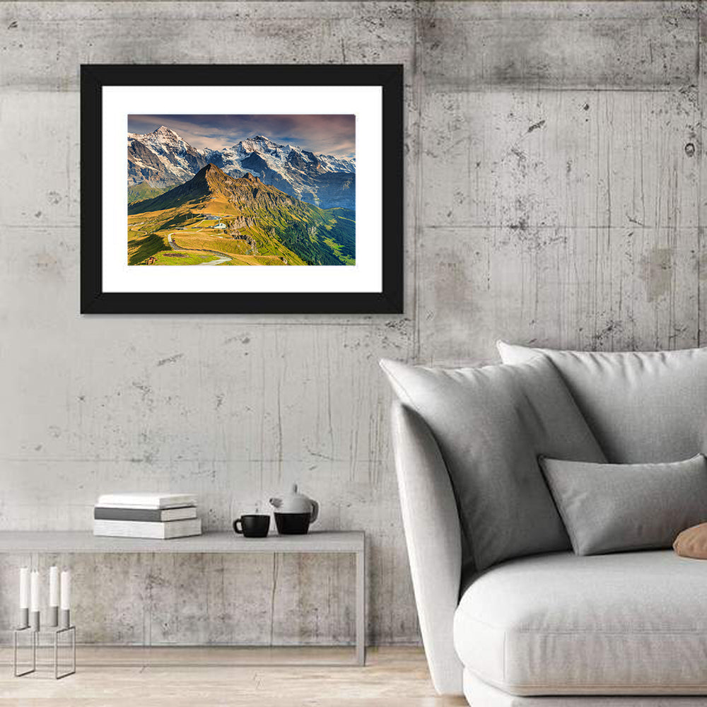 Stunning Mountain In Grindelwald Wall Art