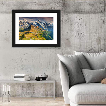 Stunning Mountain In Grindelwald Wall Art