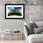 Stadium Under Floodlights Wall Art