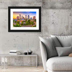 Tampa Downtown Skyline at Sunset Wall Art