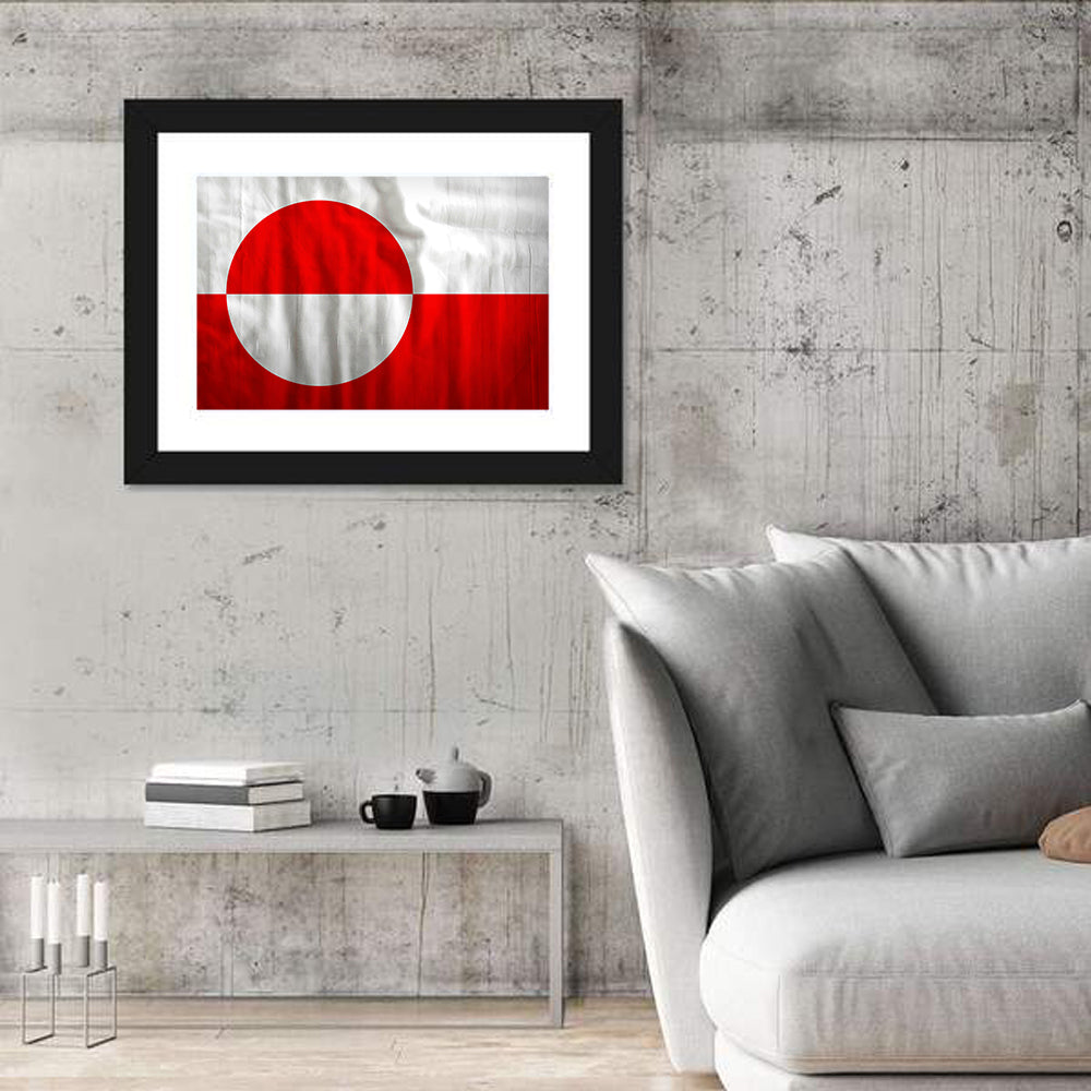 Greenland Flag Wall Art