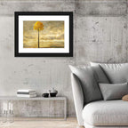 Solitary Tree at Golden Hour Wall Art