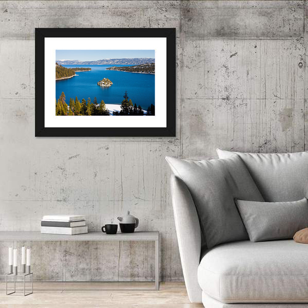 Emerald Bay Winter View Wall Art