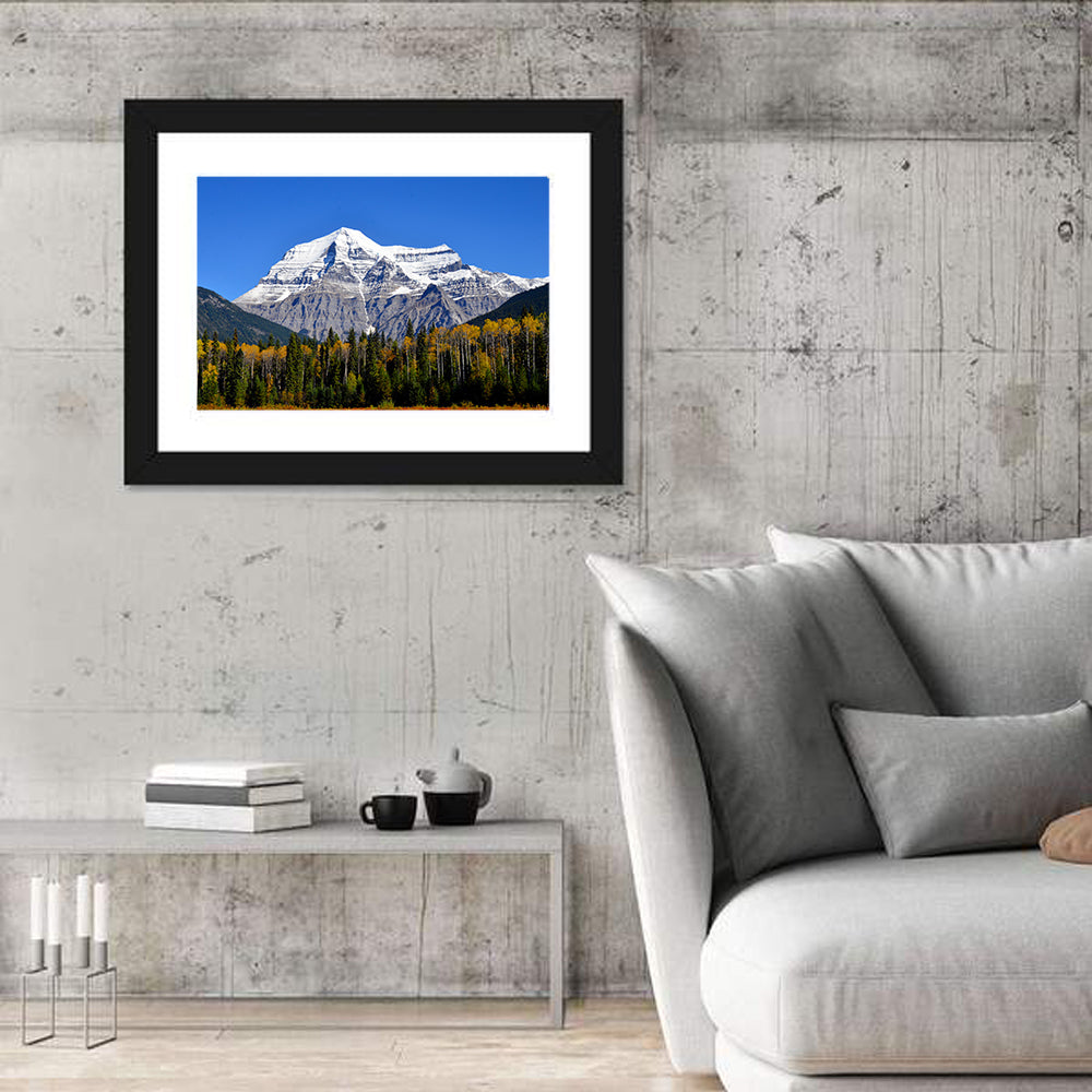 Mount Robson Autumn Landscape Wall Art