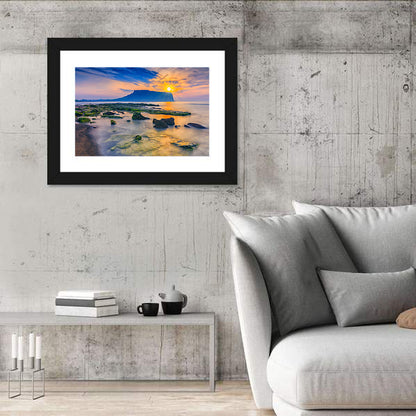 Sunrise Over Seongsan Ilchulbong Wall Art