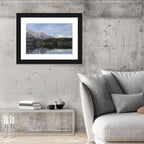 Lake Aoki Mountain Reflection Wall Art