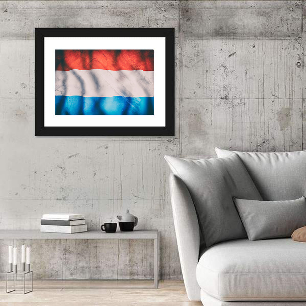 Luxembourg Flag Wall Art