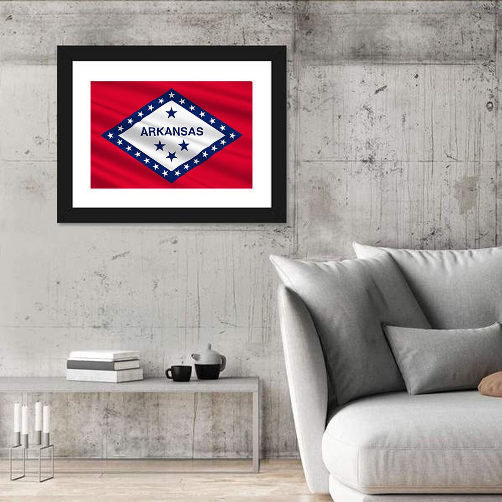 Arkansas State Flag Wall Art