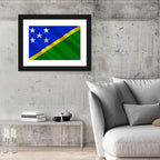 Solomon Islands Flag Wall Art