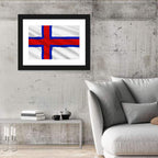 Faroe Islands Flag Wall Art