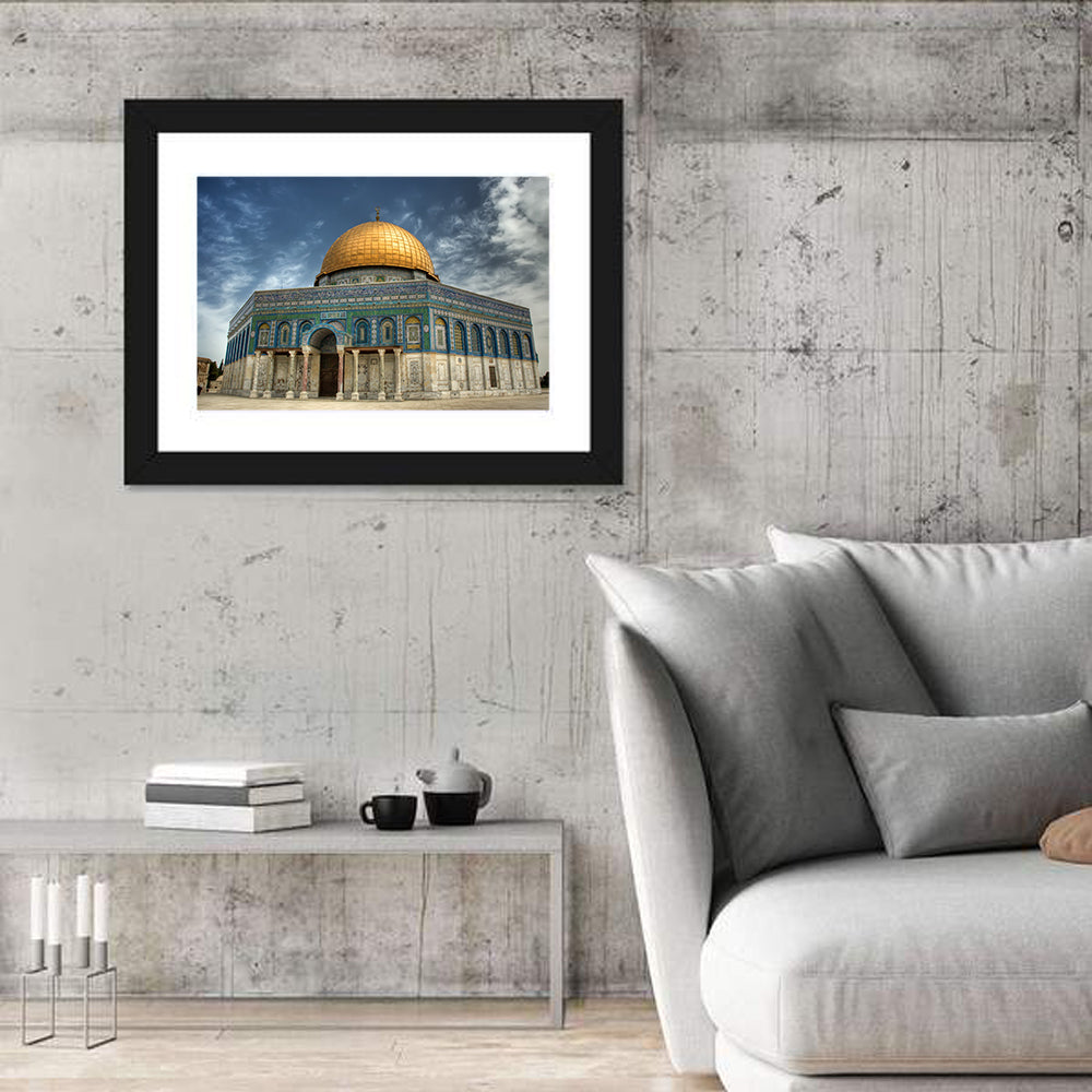 Dome of the Rock, Jerusalem Wall Art in a room, landscape