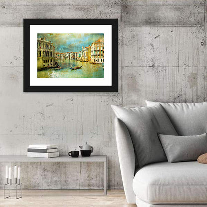 Venice Gondola on the Grand Canal Wall Art