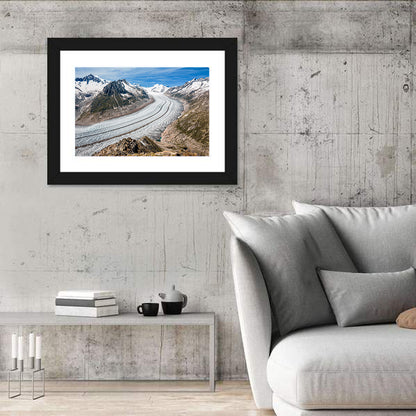 Aletsch Glacier Valley Wall Art