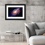 Spiral Galaxy and Nebula Wall Art