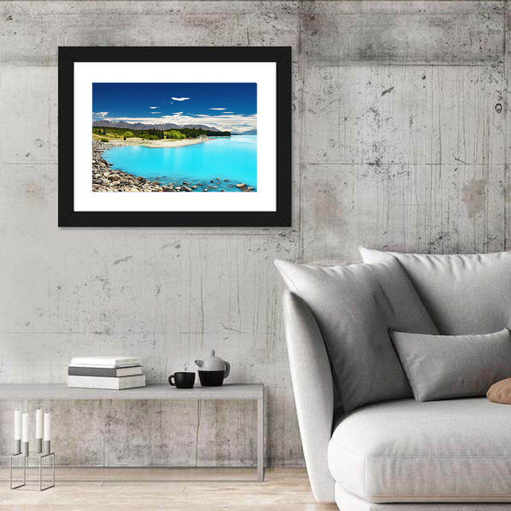 Lake Pukaki Turquoise Vista Wall Art