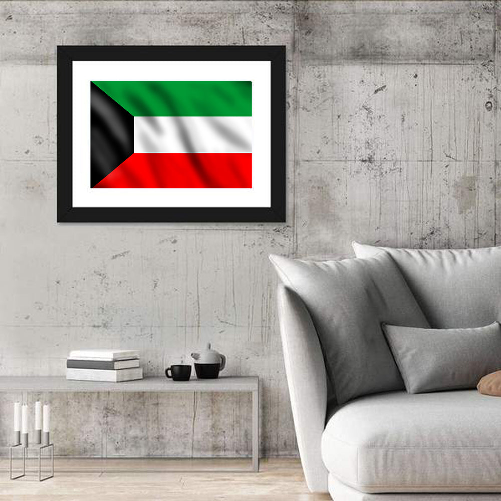 Flag of Kuwait Wall Art