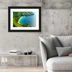 Taupo Bay Aerial View Wall Art