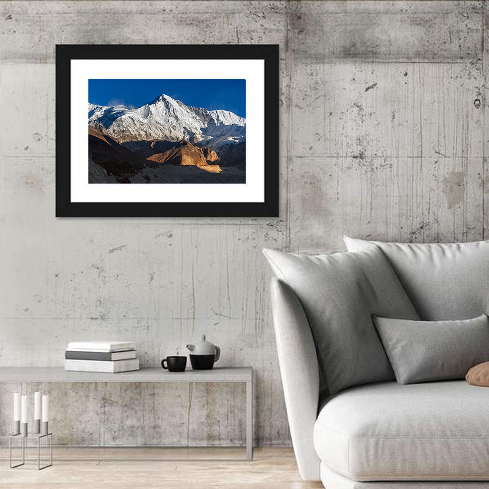 Mount Cho Oyu Nepal Wall Art in a room, landscape