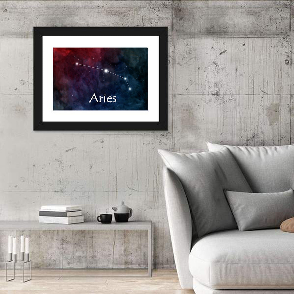 Aries Constellation Nebula Wall Art